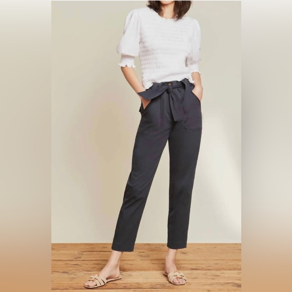 VERONICA BEARDMahary Narrow Cargo Pocket Chino Pant In Ink